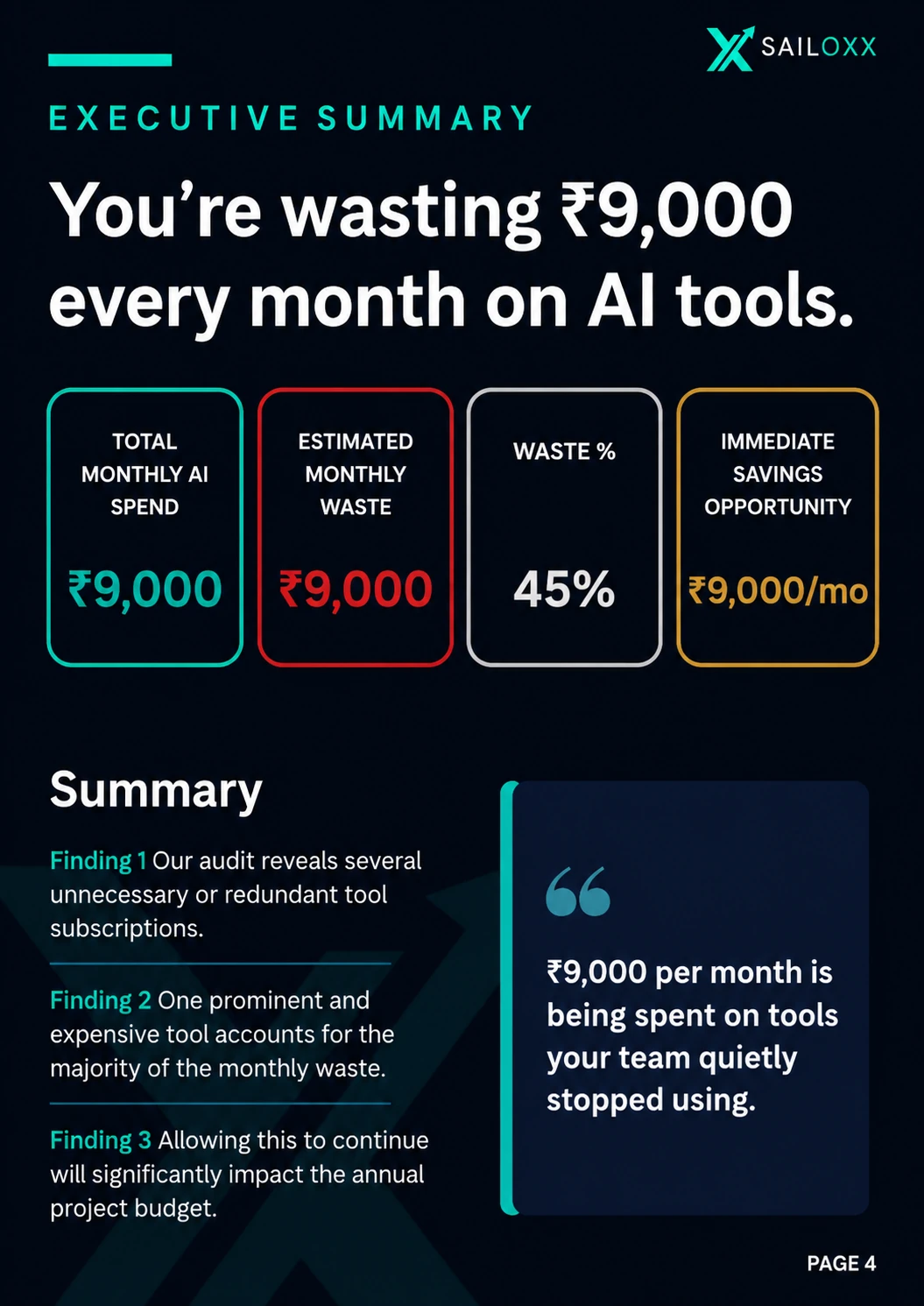 Sample Sailoxx AI Stack Review — page 4